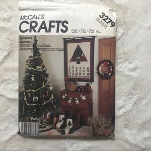 McCall’s Crafts Sewing Pattern 3279